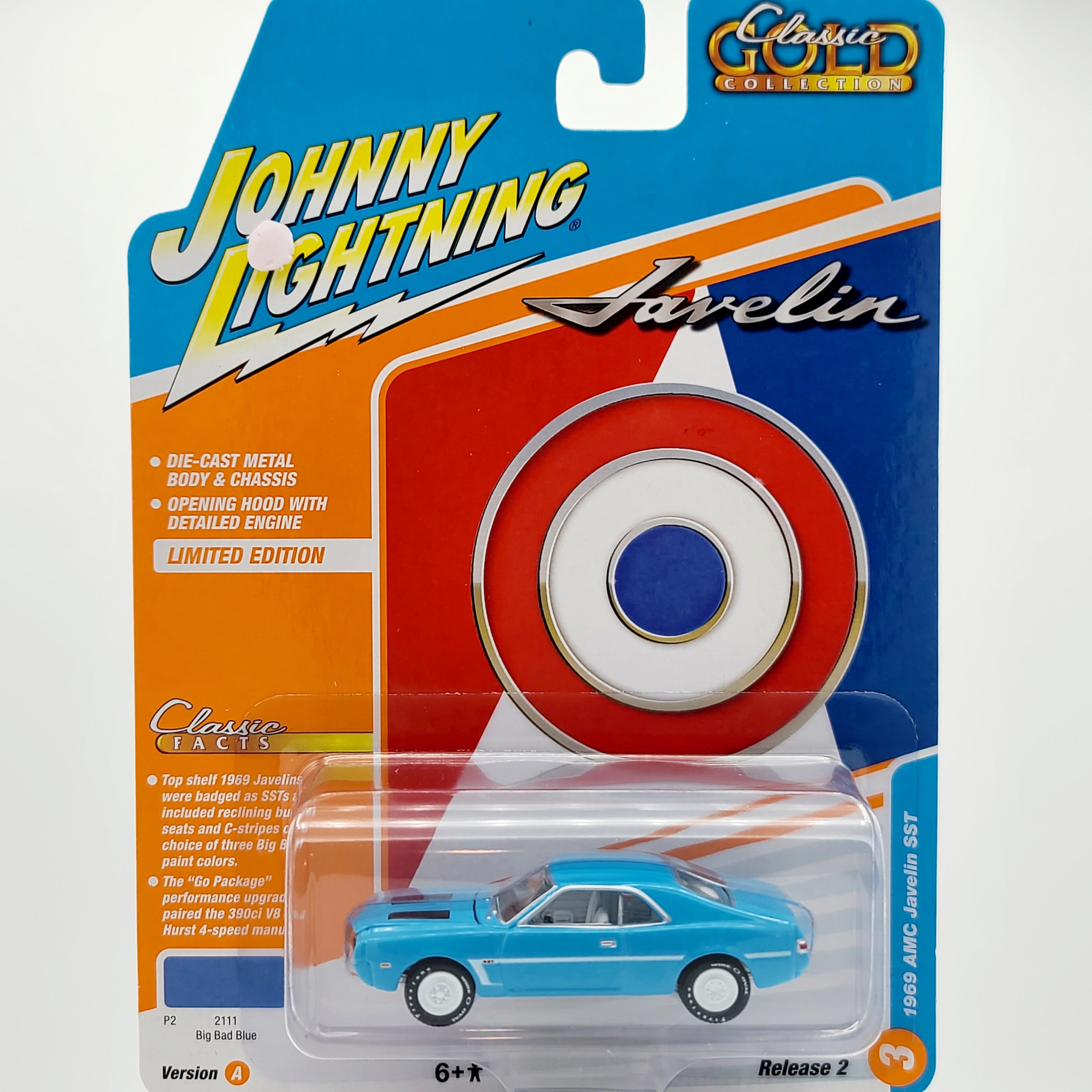 Johnny Lightning - 2025 Classic Gold Release 2 B - complete set of 6 - 1:64 scale
